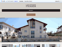Tablet Screenshot of locations-itxasoa.com